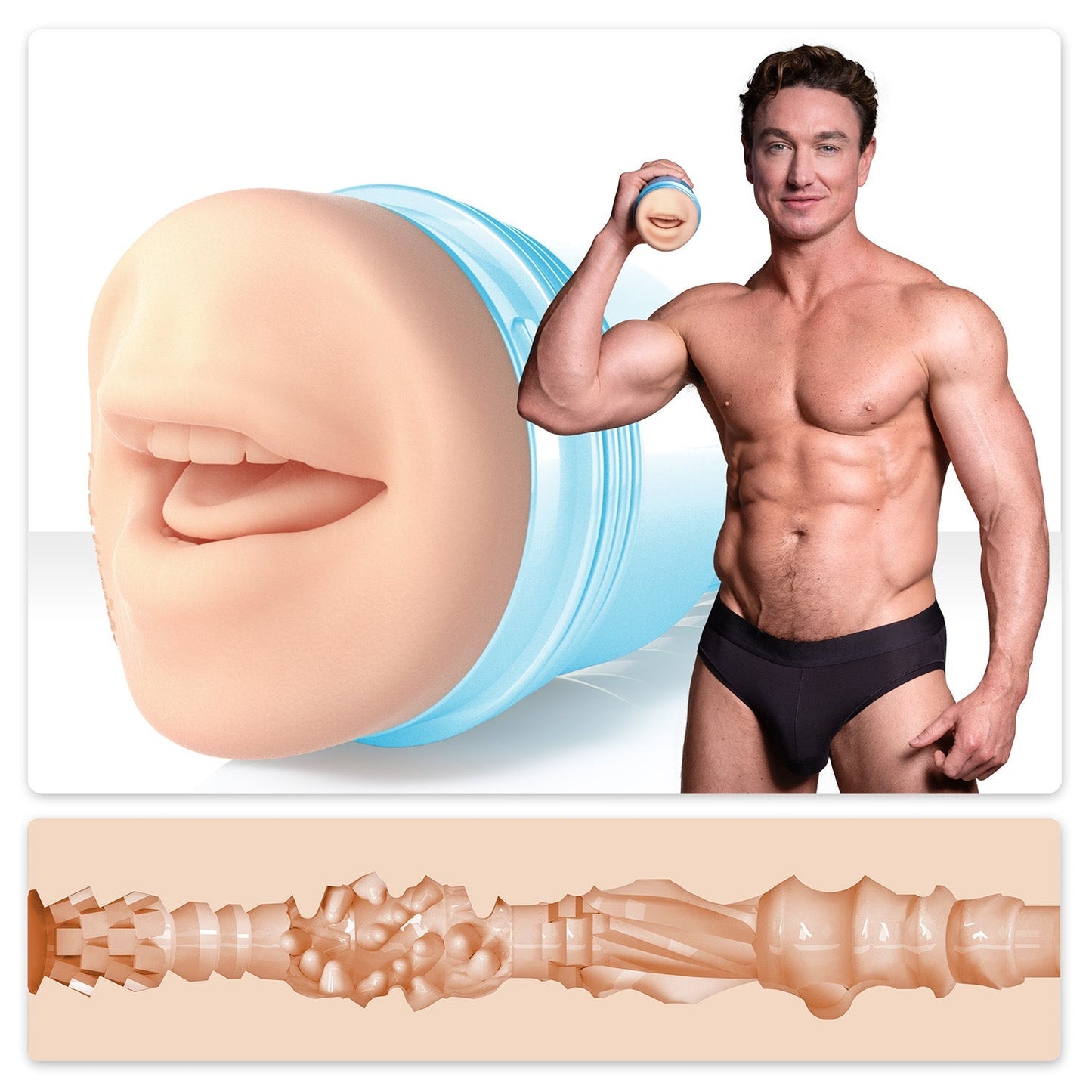 Fleshjack Boy Cade Maddox Stroker Fantasize (Mouth)